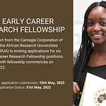 African Research Universities Alliance (ARUA) Early-Career Research Fellowship, African Research Universities Alliance (ARUA) Early-Career Research Fellowship, EXPOCODED.COM